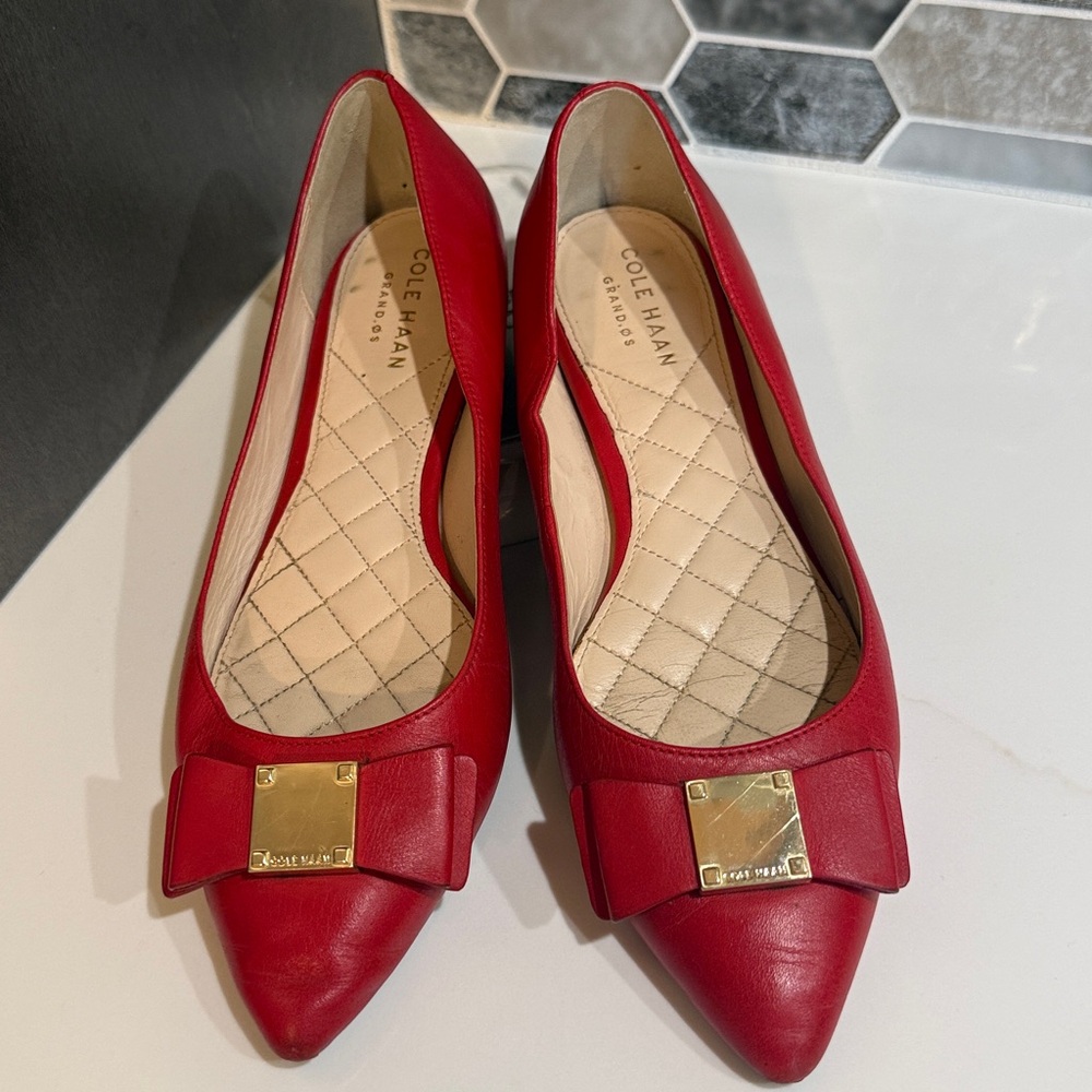 Cole Haan Tali Bow Skimmer Ballet Flats - size 5.5